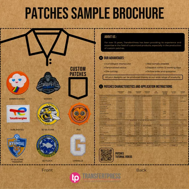 Discovery brochure with all patches