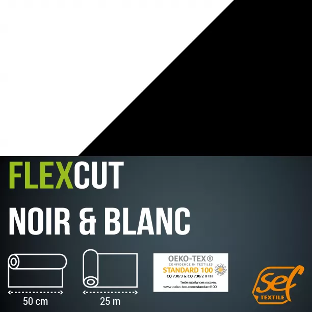 FlexCut Width 50 (Black/White)