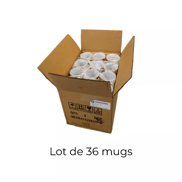 Pack of AAA Bright White Sublimatable Mugs 11oz/325ml