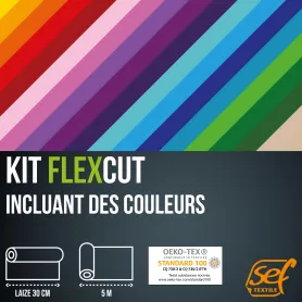 FlexCut Roll Kits (5m-Width 30cm) including colors