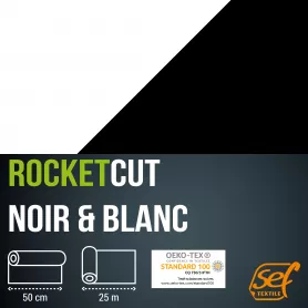 RocketCut Width 50 (Black/White)