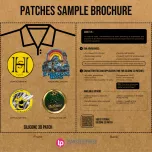 3D silicone patch sample brochure