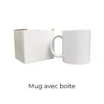 Pack of AAA Bright White Sublimatable Mugs 11oz/325ml