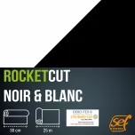 RocketCut Width 30 (Black/White)